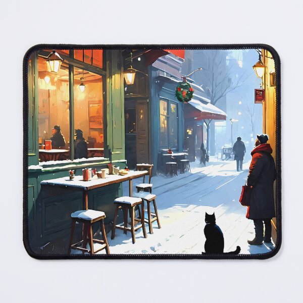 Item preview, Cozy Cafe front Illustration  designed and sold by Domo-Design.