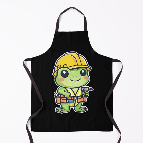 Item preview, A Cute Builder Frog designed and sold by DWorriBHappi.