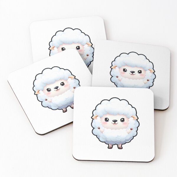 Item preview, Cute Adorable White Sheep  designed and sold by CelestialPrint.