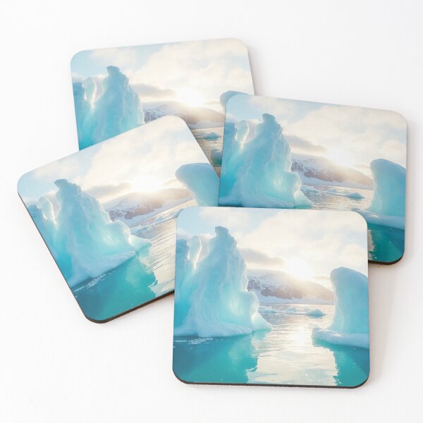 Item preview, Breathtaking landscape of the Antarctic Peninsula, showcasing its dramatic icy cliffs and expansive glacial fields designed and sold by Giuseppe Cammino.