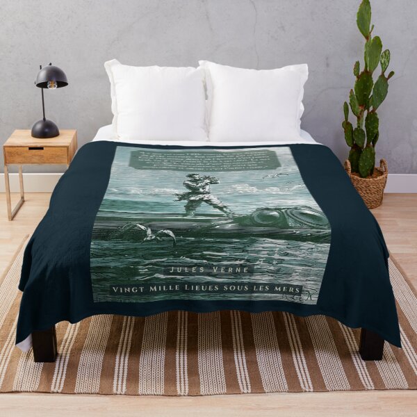 Item preview, Citation de Jules Verne:  La mer est tout ! Elle couvre les sept dixièmes du globe terrestre. Son souffle est pur et sain. designed and sold by artbleed.