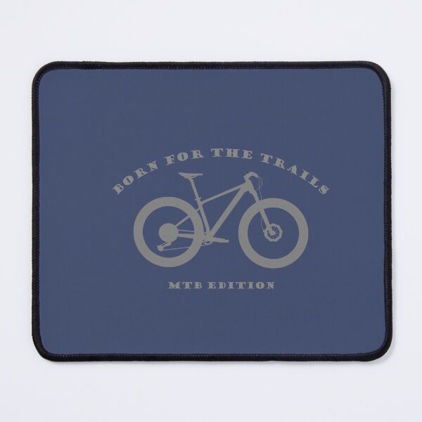 Item preview, Born For The Trails | MTB Edition | Mountain Bike Grey Silhouette  designed and sold by Printastic Digital .
