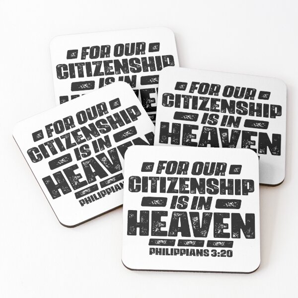 Item preview, Philippians 3:20 For Our Citizenship Is In Heaven designed and sold by plushism.
