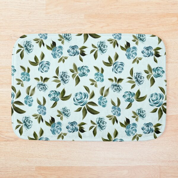 Item preview, Elegant Blue Floral Pattern designed and sold by Elisabeth Coelfen.