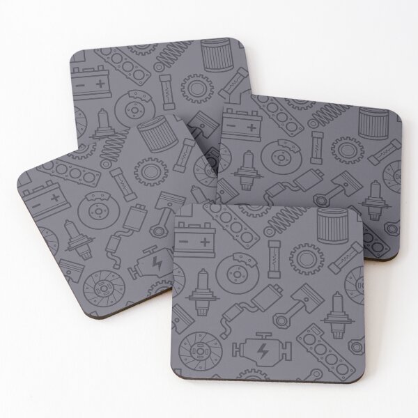 Item preview, Car parts pattern designed and sold by MarleinWinter.