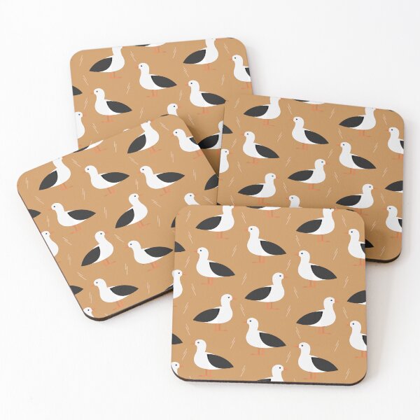Item preview, Albatrosses on brown designed and sold by reneesillus.