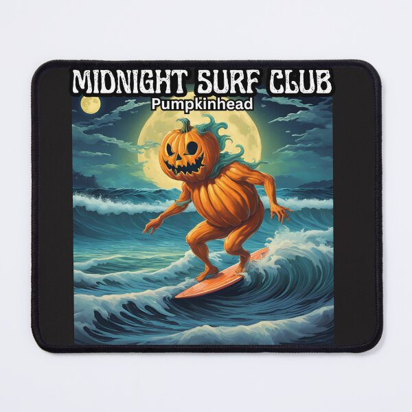 Item preview, Pumpkinhead, Midnight Surf Club, Monster Surfer designed and sold by FroggyFly Designs.