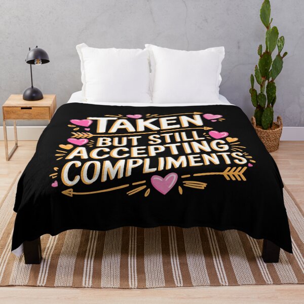 Item preview, Funny Valentines Taken Compliments Romantic Gift Romantic Couple Humor designed and sold by w1ckerman.