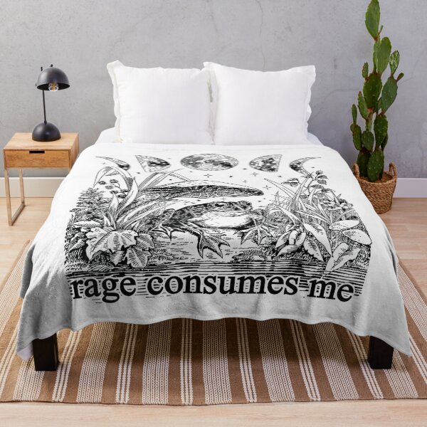 Item preview, Rage Consumes Me Frog Funny designed and sold by DreamyNature.