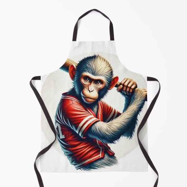 Item preview, The Mighty Monkey Baseball Player designed and sold by ArtyRed.