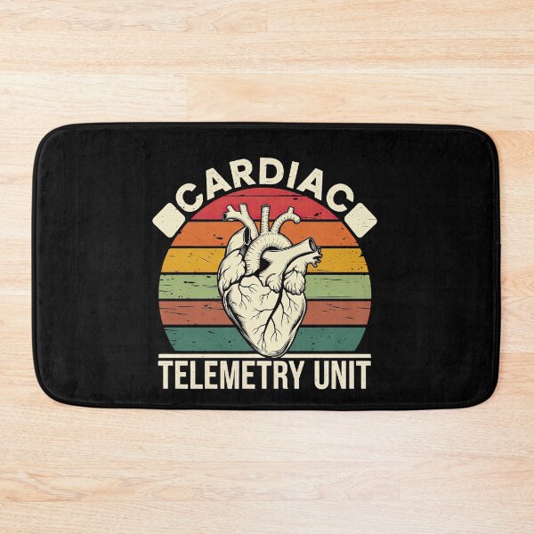 Item preview, Cardiac Telemetry Unit Heart Anatomy Vintage Medical Retro designed and sold by Hananiah Merch.