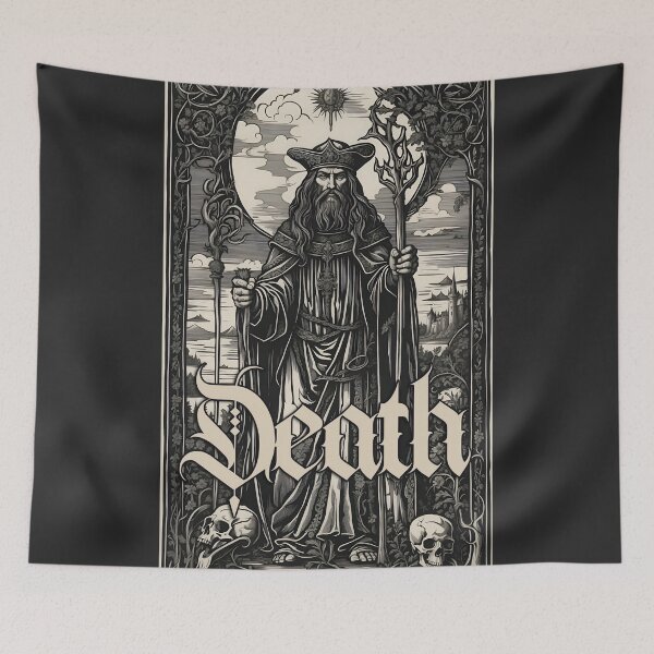 Item preview, Death, Rebirth & Transformation Tarot Goth Victorian design designed and sold by Printicato.