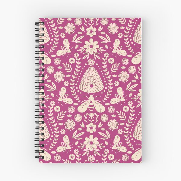 Item preview, Beehive and Floral Pattern designed and sold by Elisabeth Coelfen.