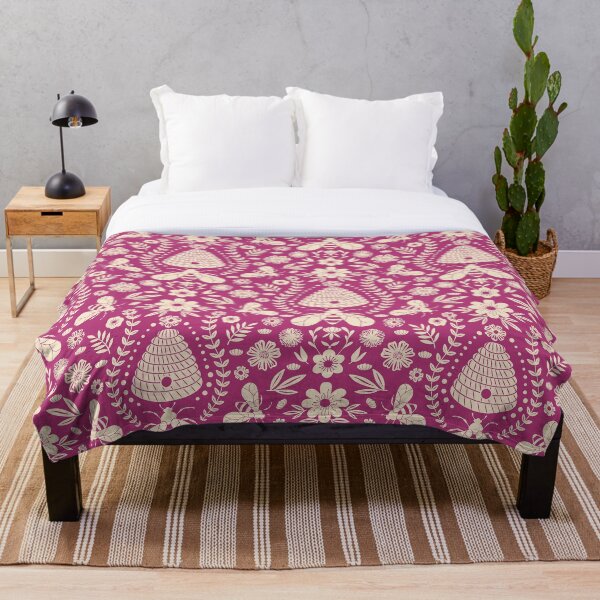 Item preview, Beehive and Floral Pattern designed and sold by Elisabeth Coelfen.
