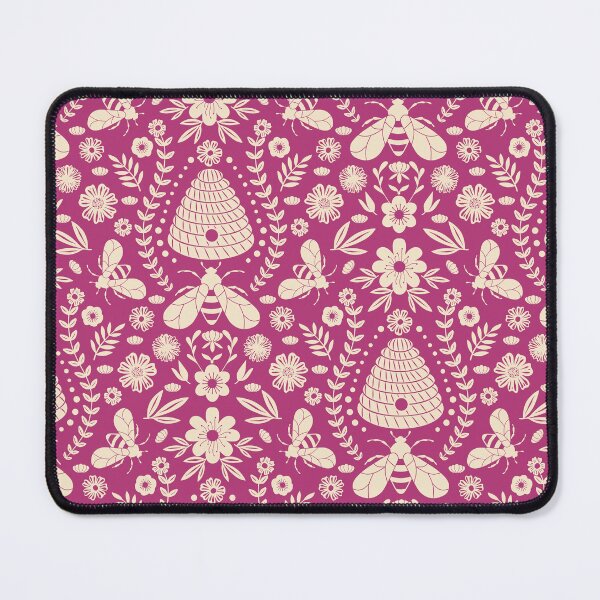Item preview, Beehive and Floral Pattern designed and sold by Elisabeth Coelfen.