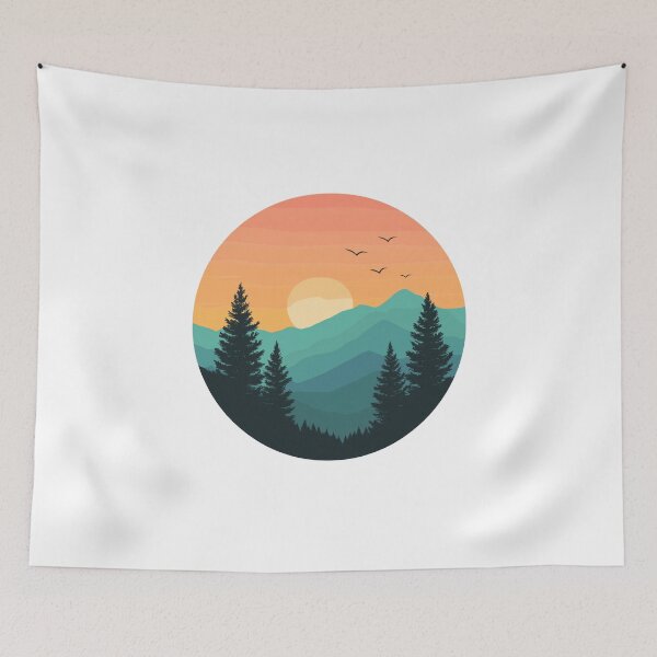 Item preview, Mountian Sunset designed and sold by xiao xuans.