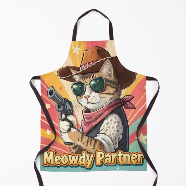 Item preview, Vintage Meowdy Partner Cowboy Gift Mens Womens kid designed and sold by upflame.