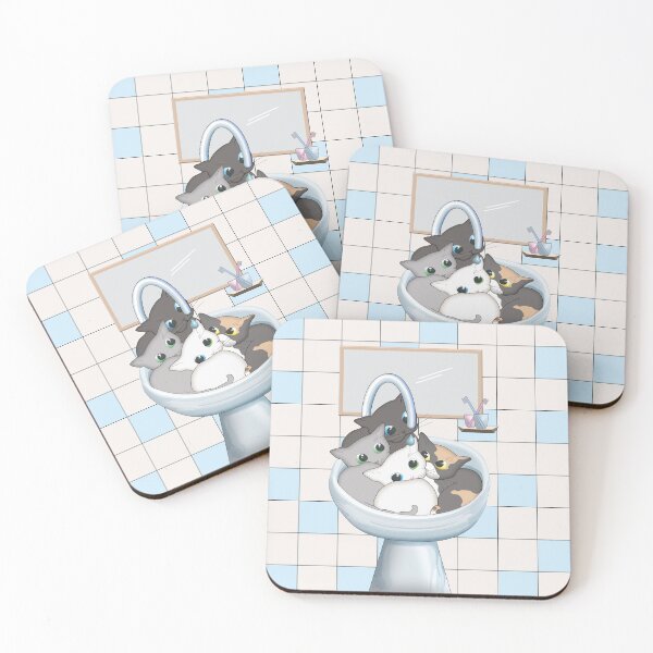 Item preview, Snug as a cat in the sink designed and sold by ChilliAndNutmeg.