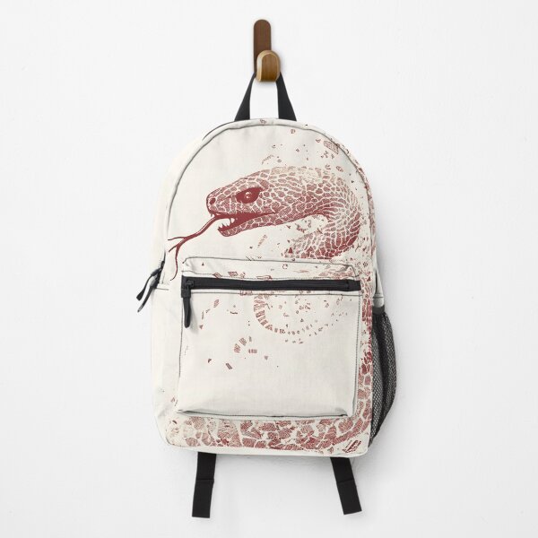 Item preview, Abstract Snake Design in Red and White designed and sold by Blinkwater Designs.