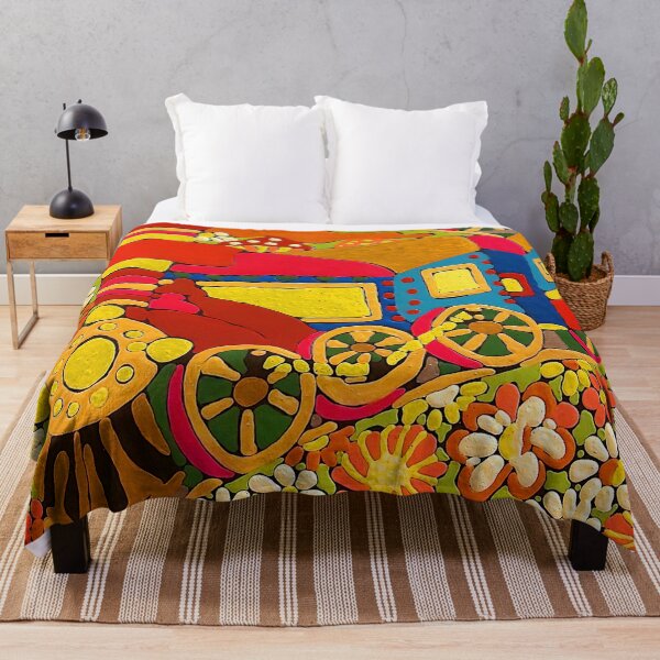 Item preview, Steam train in daisies designed and sold by Gluecknika.