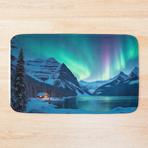 Item preview, Breathtaking landscape scene dominated by the mesmerizing Aurora Borealis designed and sold by Giuseppe Cammino.