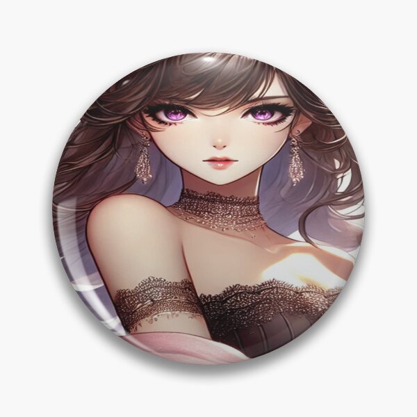 Item preview, Anime Style Sexy Girl Portrait designed and sold by 0Mystica0.