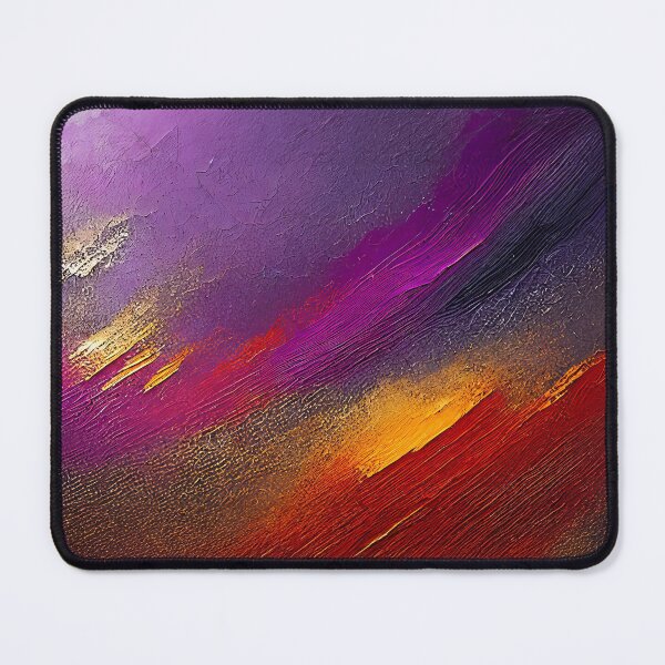 Item preview, Vibrant mix of purple, orange, and yellow hues create an abstract, cloud-like painting designed and sold by homydesign.
