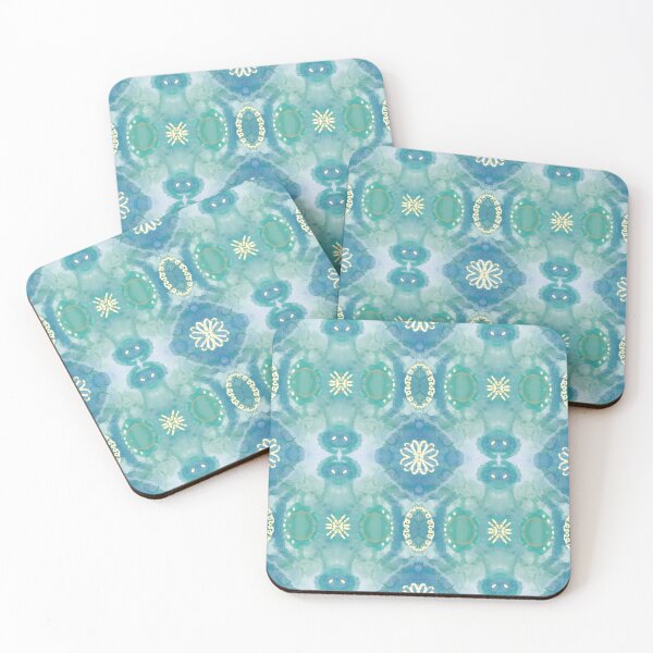 Item preview, Sea Foam Symphony A Repeat Pattern With Colours From The Sea designed and sold by Zilpa’s Prints.