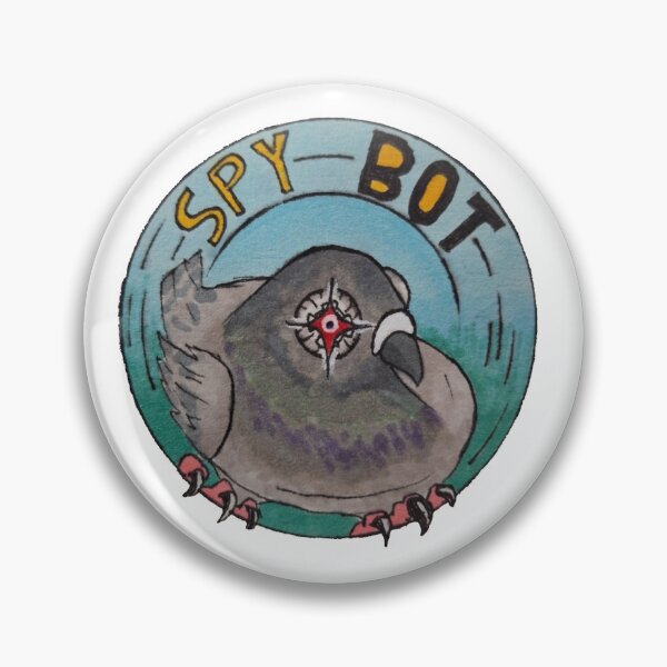 Item preview, "SPY BOT" pigeon designed and sold by PretyChepPigins.