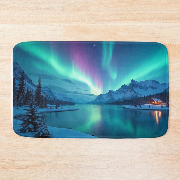 Item preview, Breathtaking landscape scene dominated by the mesmerizing Aurora Borealis designed and sold by Giuseppe Cammino.