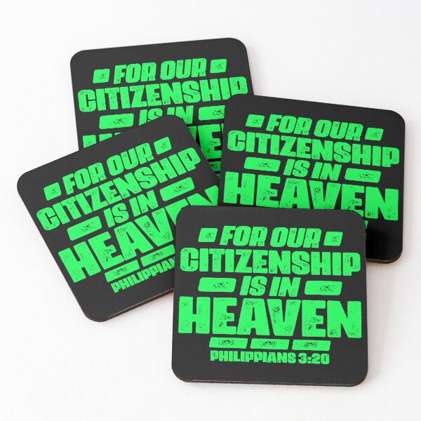 Item preview, Philippians 3:20 For Our Citizenship Is In Heaven designed and sold by plushism.