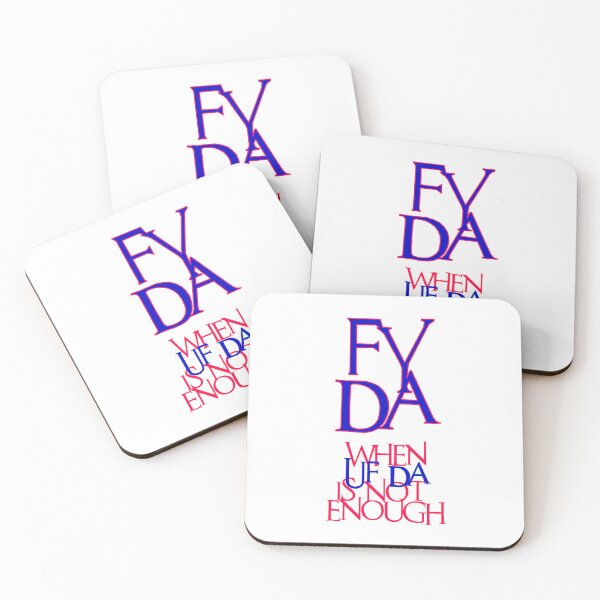 Item preview, Fy Da! When Uff Da is Not Enough Red Outline designed and sold by Havocgirl.
