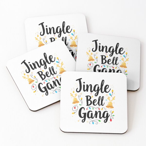 Item preview, Jingle Bell Gang: Teaming Up for Christmas Tasks with Lights and Bells - Family Friendly - Christmas Lovers - For T-Shirt, Hoodie And More - Yellow, Blue, Green, Red, Black designed and sold by MUGpro.