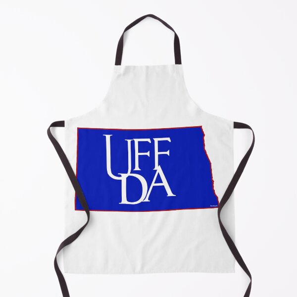 Item preview, Uff Da! North Dakota Map for Norwegians designed and sold by Havocgirl.
