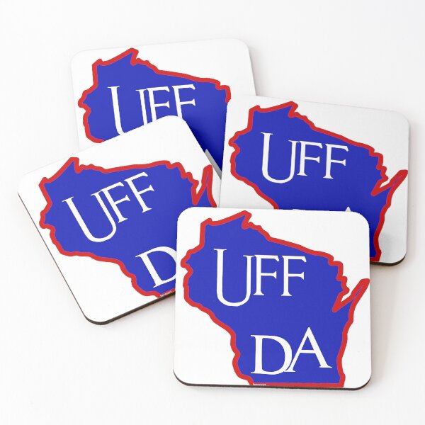 Item preview, Uff Da!  Wisconsin Map for Norwegians designed and sold by Havocgirl.