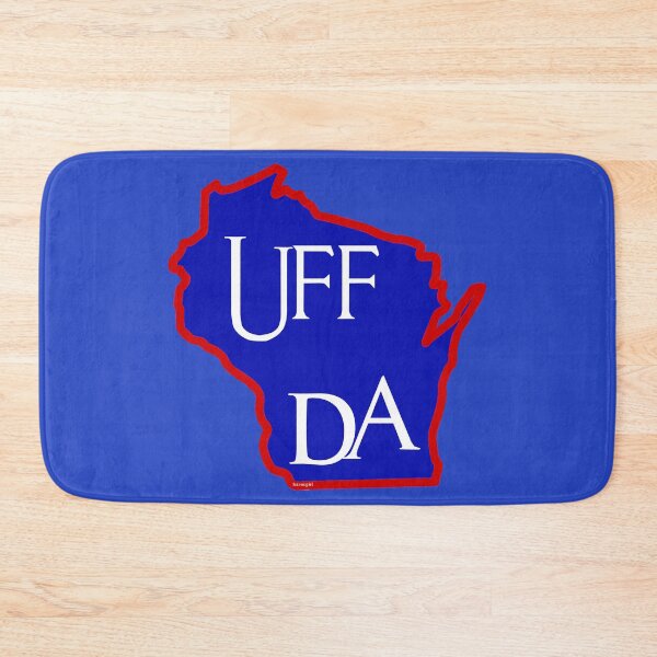 Item preview, Uff Da!  Wisconsin Map for Norwegians designed and sold by Havocgirl.