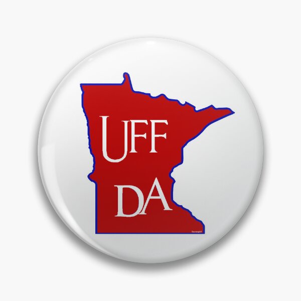 Item preview, Uff Da!  Minnesota Map for Norwegians designed and sold by Havocgirl.