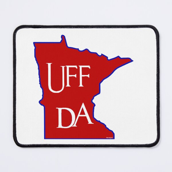 Item preview, Uff Da! Minnesota Map for Norwegians designed and sold by Havocgirl.