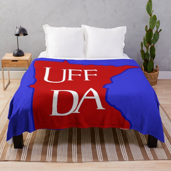 Item preview, Uff Da!  Minnesota Map for Norwegians designed and sold by Havocgirl.
