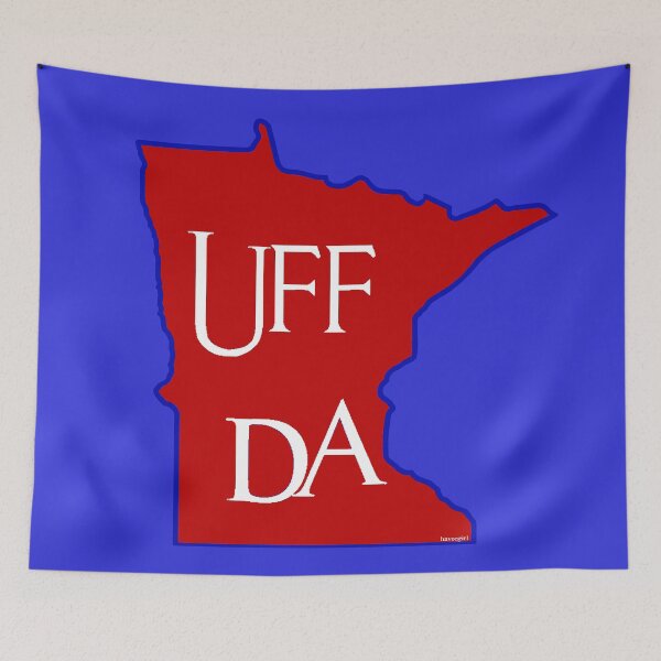 Item preview, Uff Da!  Minnesota Map for Norwegians designed and sold by Havocgirl.