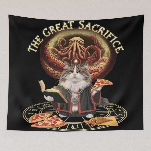 Item preview, Cthulhu Summoner - Feline Cultist #2 designed and sold by ChonkingHazard.