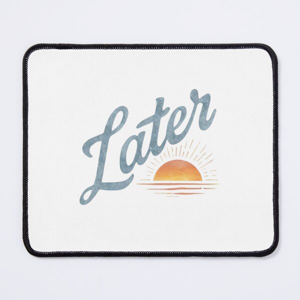 Item preview, Later: Minimalist Typography Design for Motivation and Aesthetic Style designed and sold by Colorful-Garden.