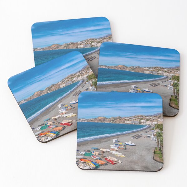Item preview, Almunecar Spain Mirador view of San Cristobal beach Costa del Sol designed and sold by acceleratorhams.