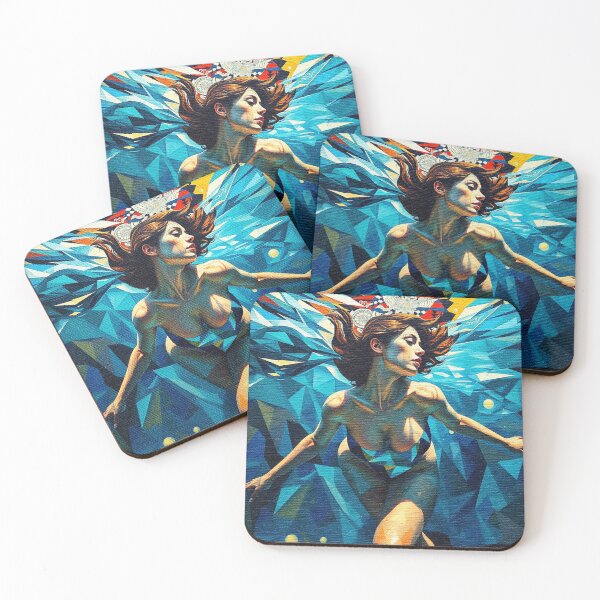 Item preview, Woman under Water illustration designed and sold by Erlin Rudho.