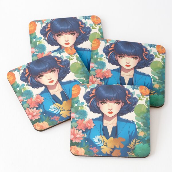 Item preview, Cute Anime Girly Pop Florals designed and sold by DragonQueenX.