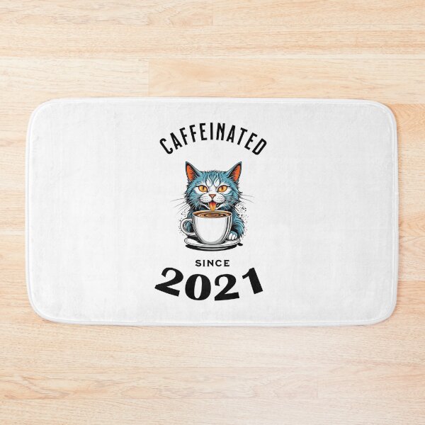 Item preview, Cat Caffeinated Since 2021 designed and sold by LegendaryDesigns.