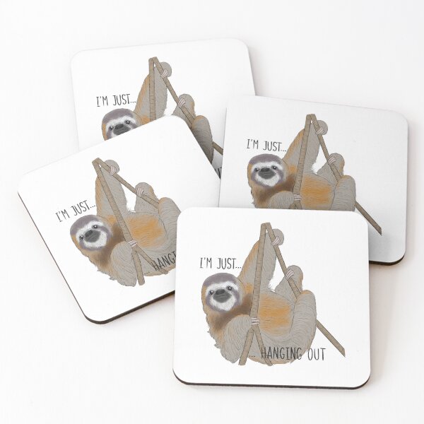 Item preview, Sloth - Just Hanging Out designed and sold by TinctureTea.
