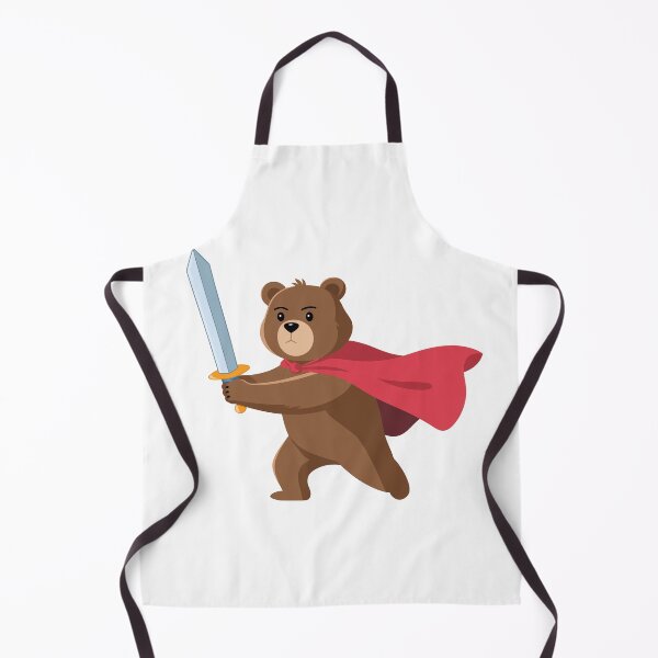 Item preview, Cute Bear With A Cape And A Sword designed and sold by SilentSpirits.