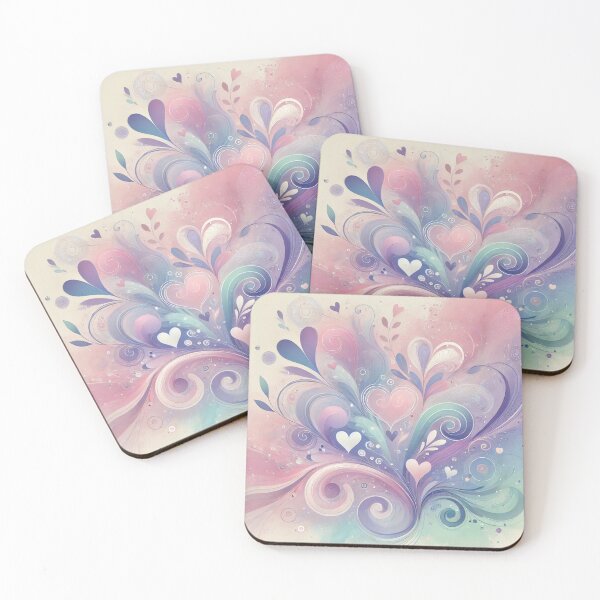 Item preview, Pastel Abstract Love Design designed and sold by MZCREATIONS144.