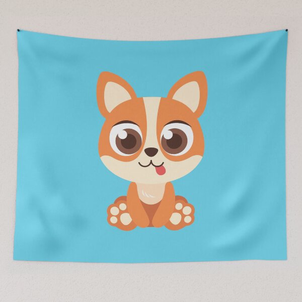 Item preview, Cute Baby Corgi Dog character designed and sold by sararoom.